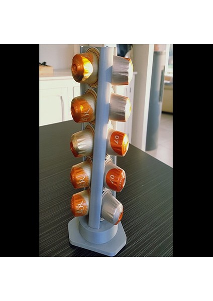 Twisted Nespresso Kapsül Tutucu - Remix (Sadece Plastik Aparattır!!!) 3D