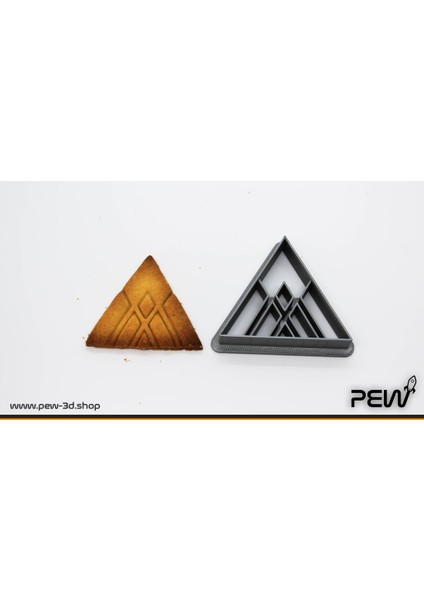 Destiny Warlock Logosu - Kurabiye Kesici (Sadece Plastik Aparattır!!!) 3D