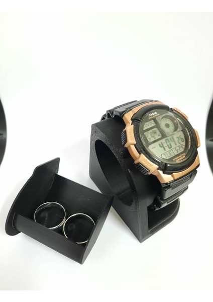 Yüzük Çekmecesi ile Stand Izleyin (Çekmece Açılışını Ayarla) (Sadece Plastik Aparattır!!!) 3D modelleri