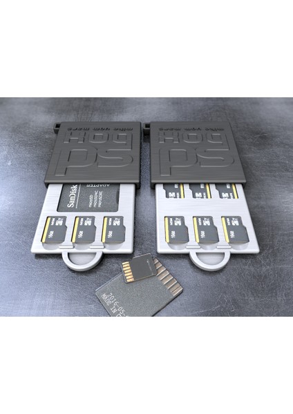 Sd / Microsd Slayt Kutusu (Sadece Plastik Aparattır!!!) 3D indirimleri