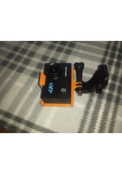 Dbpower 4K Aksiyon Kamera Montajı Gopro (Sadece Plastik Aparattır!!!) 3D