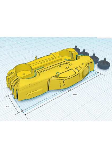 Ford Mustang Gt - Model 1:64 (Plastik Aparattır!!!) 3D modelleri