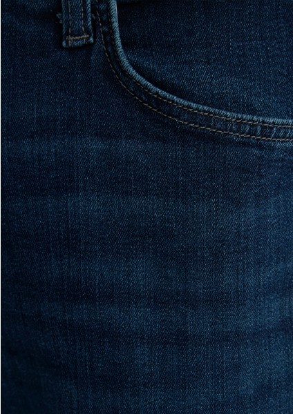 Martin Mavi Premium Puslu Koyu Mavi Jean Pantolon 0037885202