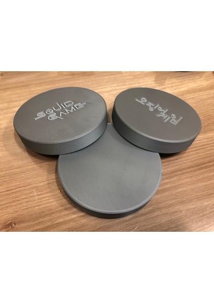 Kalamar Oyunu Kurabiye Dalgona Şeker Balyomb Şekeri (Yaşam Boyutu) (Sadece Plastik Aparattır!!!) 3D modelleri