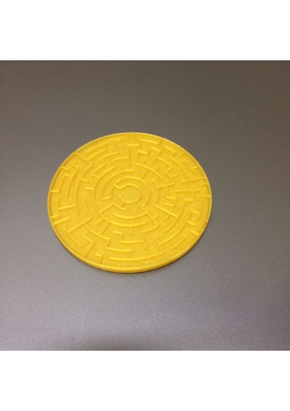 Kodlu Labirent Madeni Para (Sadece Plastik Aparattır!!!) 3D