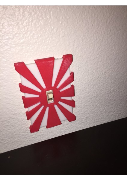 Yükselen Güneş Işık Anahtarı Kapağı (Plastik Aparattır!!!) 3D fiyatları