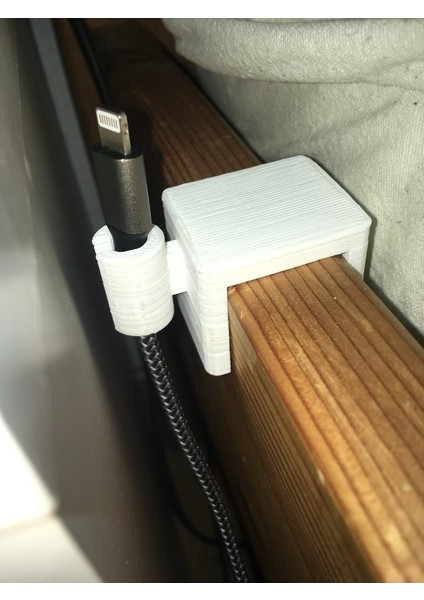 Yatak Çerçeveleri Için Kablo Tutucu (Sadece Plastik Aparattır!!!) 3D indirimleri