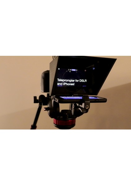Dslr Kameralar Için iPhone / Cep Telefonu Teleprompter (Sadece Plastik Aparattır!!!) 3D fiyatları