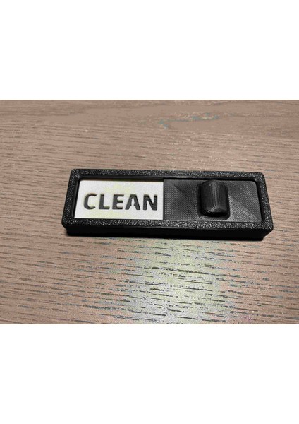 Bulaşık Makinesi Kayar Temiz/kirli Işaret (Sadece Plastik Aparattır!!!) 3D