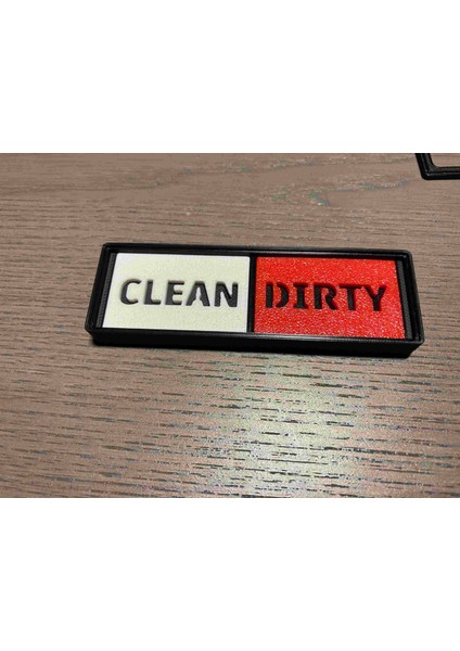 Bulaşık Makinesi Kayar Temiz/kirli Işaret (Sadece Plastik Aparattır!!!) 3D modelleri