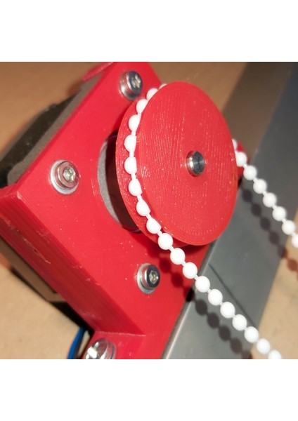 Parametrik Top Zinciri Kasnak (Sadece Plastik Aparattır!!!) 3D