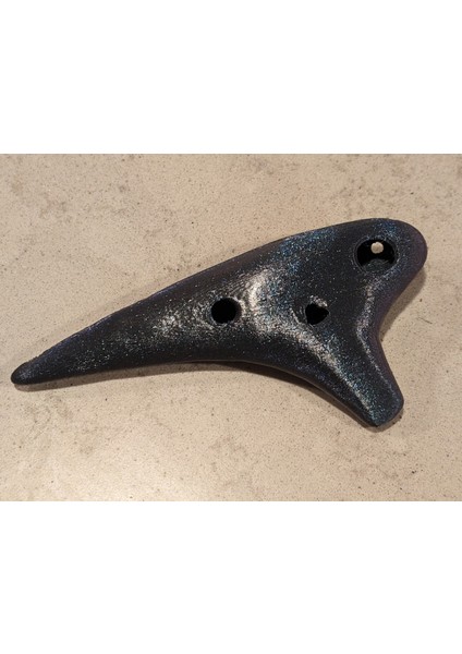 Düzgün 12 Delikli Soprano Ocarina (Sadece Plastik Aparattır!!!) 3D fırsatları