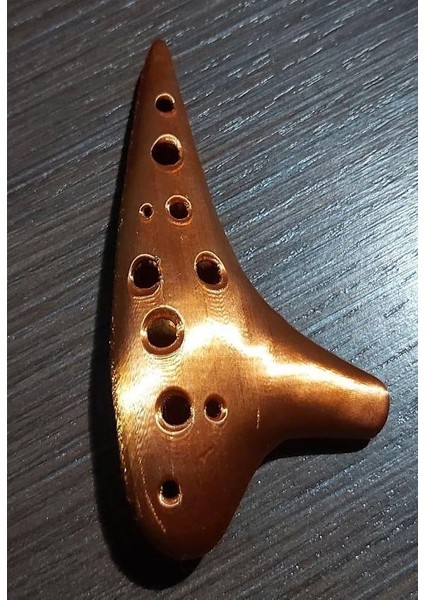 Düzgün 12 Delikli Soprano Ocarina (Sadece Plastik Aparattır!!!) 3D indirimleri