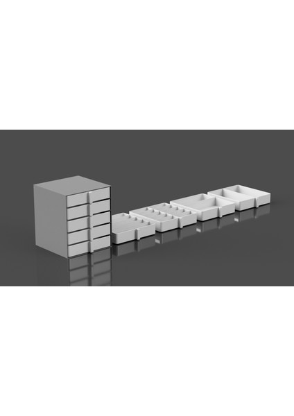 Ultra Ekonomik Çekmece (Sadece Plastik Aparattır!!!) 3D indirimleri