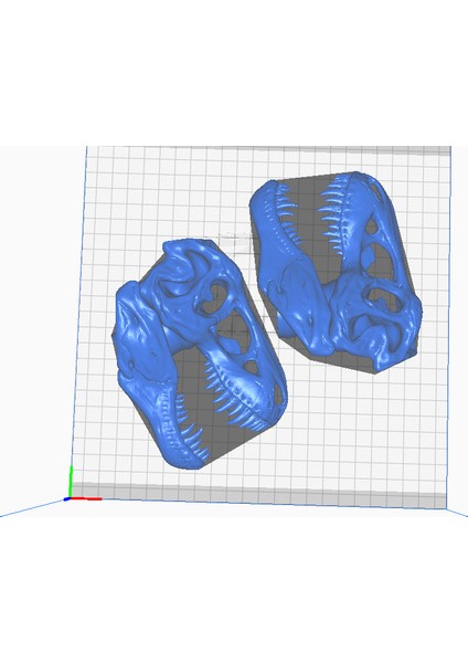 T-Rex Kafatası Topper (7 $ Baston/yürüyüş Çubukları) (Sadece Plastik Aparattır!!!) 3D fırsatları