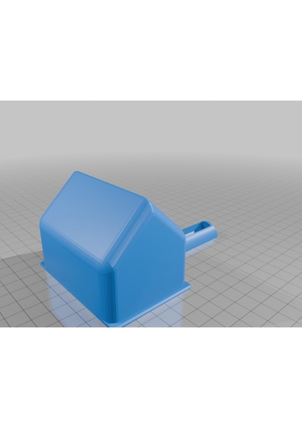 Tek Elli Pirinç Ölçüm Fincanı (Sadece Plastik Aparattır!!!) 3D