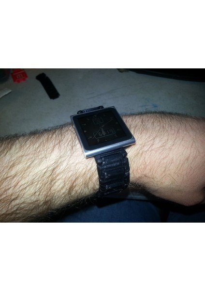 Makerbot Watch - Ipod 6. Gen Adaptörü - Tamamen Yazdırılabilir (Sadece Plastik Aparattır!!!) 3D