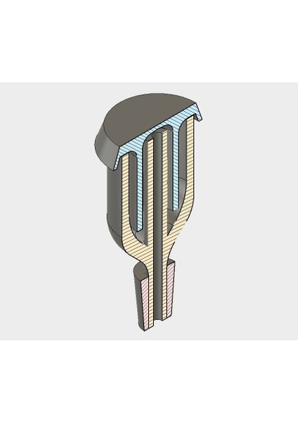 Hava Kilidi / Gärspund (Plastik Aparattır!!!) 3D