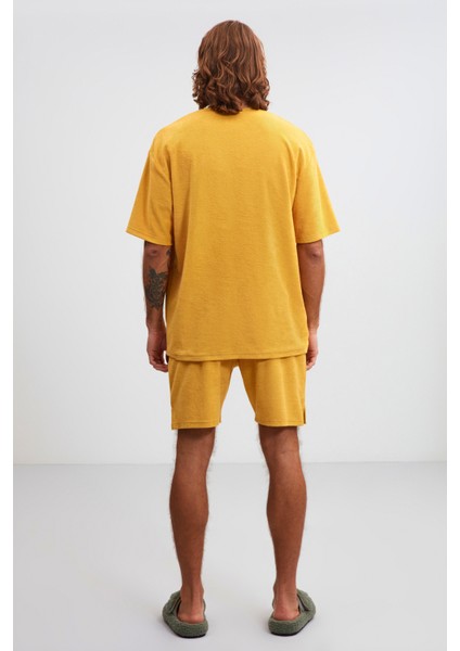 Timothy Relaxed Oversize Safran Sarı T-Shirt indirimleri
