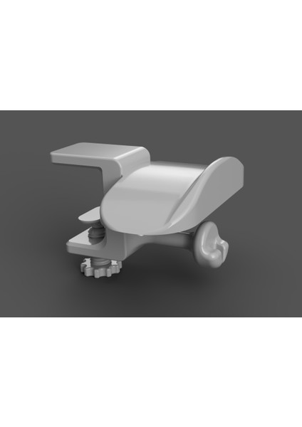 Modern Masa Kulaklık Tutucu V2 (Sadece Plastik Aparattır!!!) 3D