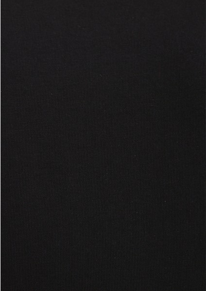 Mavi Logo Baskılı Siyah Crop Tişört 1611585-900