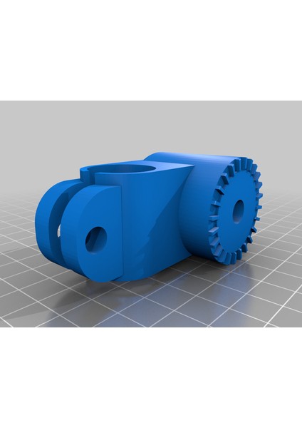 Dikey Tüp Için Davul Raf Kelepçesi (Sadece Plastik Aparattır!!!) 3D modelleri