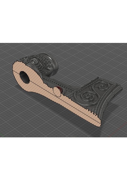 Thor's Hammer - Mjolnir - Kolye (Sadece Plastik Aparattır!!!) 3D indirimleri