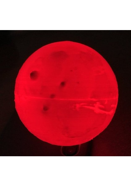 Mars Litofan Lambası (Sadece Plastik Aparattır!!!) 3D fiyatları