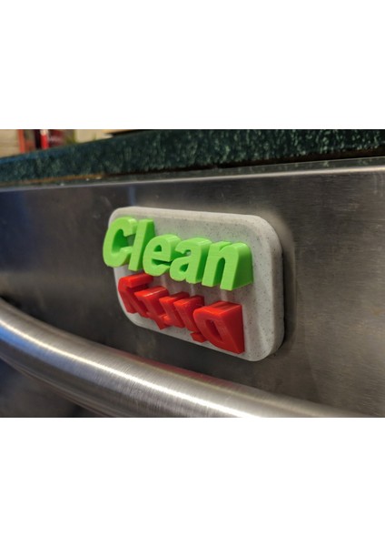 Bulaşık Makinesi Için Temiz / Kirli Mıknatıs (Sadece Plastik Aparattır!!!) 3D fırsatları