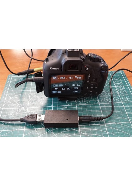 Dslr Için USB Deklanşör Kontrol Kablosu (Canon, Pentax, Sony, Nikon) (Sadece Plastik Aparattır!!!) 3D