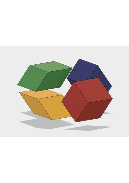 Altın Rhombohedra, Akut, Geniş, Altın Oranı, Dodekahedron, Eşkenar Dörtgen Triacontahedron (Sadece Plastik Aparattır!!!) 3D fiyatları