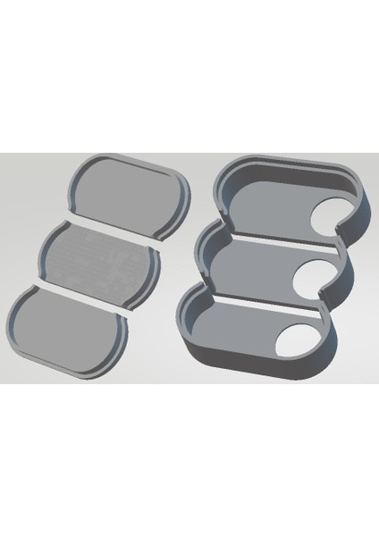 Modüler Amazon Dash Düğme Kılıfı (Sadece Plastik Aparattır!!!) 3D