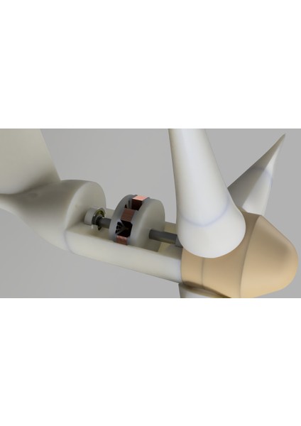 Mkııı 20WATTS Rüzgar Türbini (Sadece Plastik Aparattır!!!) 3D