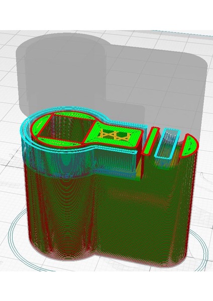 Dolap Kilit Profili Silindir Kapı Kilidi (Sadece Plastik Aparattır!!!) 3D modelleri
