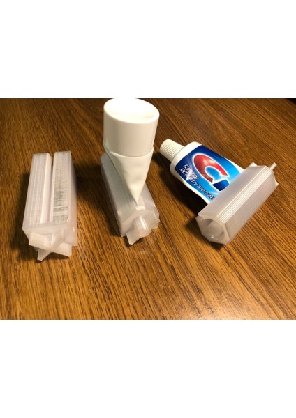 Özelleştirilebilir Diş Macunu Tüp Silindir (Sadece Plastik Aparattır!!!) 3D