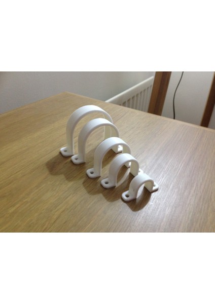 Boru Klips / Kablo Klipsi 20MM Ila 60 mm Tüm Boyutlar (Sadece Plastik Aparattır!!!) 3D fırsatları