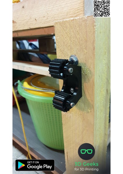 Döner Kavrama Kürek/takım Tutucu - Tpu/petg (Sadece Plastik Aparattır!!!) 3D modelleri