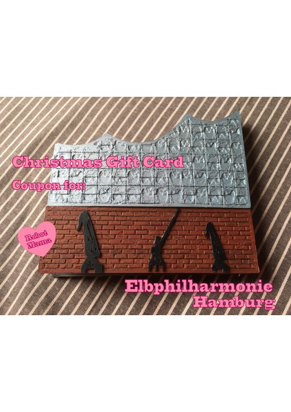 Noel Hediye Kartı Kuponu Elbphilharmonie Hamburg (Sadece Plastik Aparattır!!!) 3D fiyatları