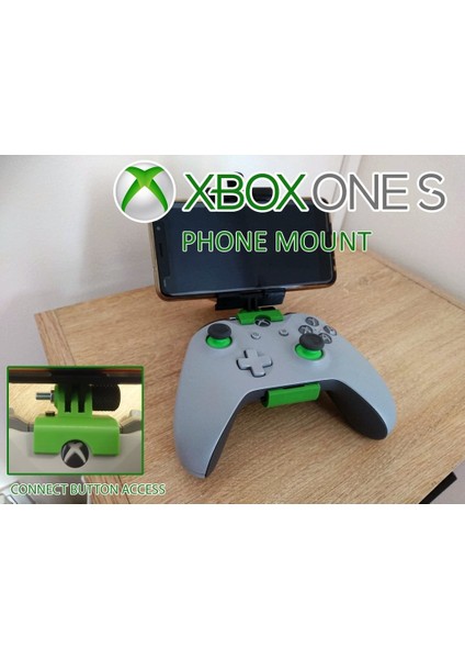 Xbox One S Kumanda Telefonu Montajı (Sadece Plastik Aparattır!!!) 3D