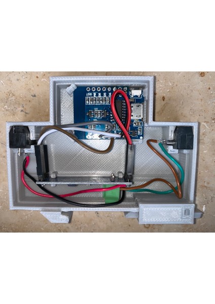 D1 Mini Din Rail Case 1te, RS485 (Sadece Plastik Aparattır!!!) 3D fiyatları