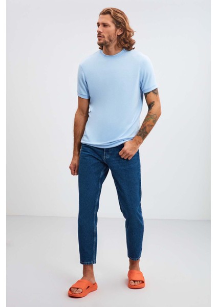 Valley Relaxed Regular Mavi T-Shirt indirimleri