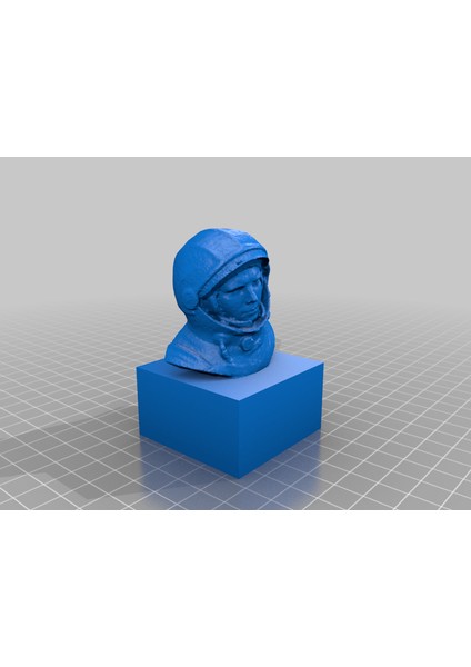 Yuri Gagarin Büst (Sadece Plastik Aparattır!!!) 3D modelleri