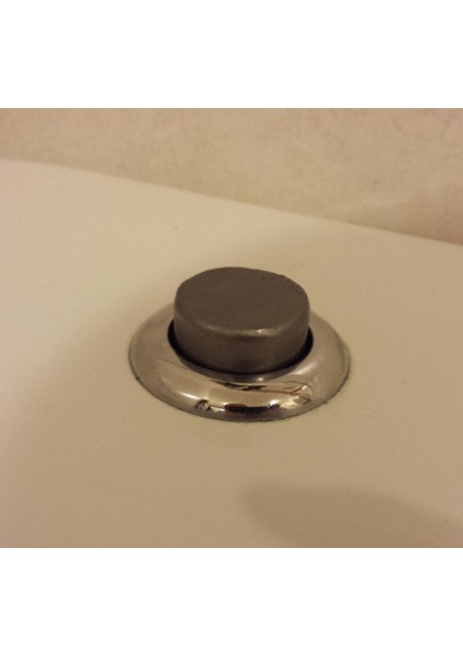 Tuvalet Floş Düğmesi (Daha Uzun) (Sadece Plastik Aparattır!!!) 3D fırsatları