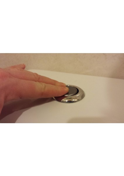 Tuvalet Floş Düğmesi (Daha Uzun) (Sadece Plastik Aparattır!!!) 3D indirimleri