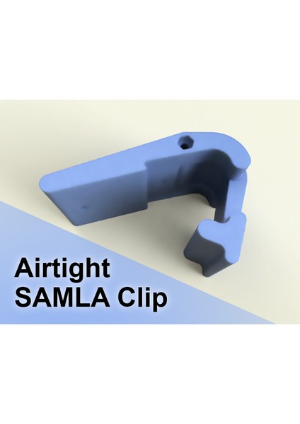 Hava Geçirmez Toplama Konteyneri Kilidi (Sadece Plastik Aparattır!!!) 3D