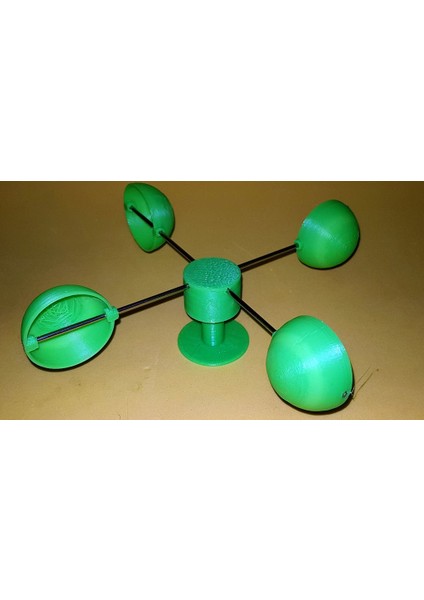 Rüzgar Hızı Anemometre - Pc Fan Parçaları Kullanılarak Yapılmış (Sadece Plastik Aparattır!!!) 3D