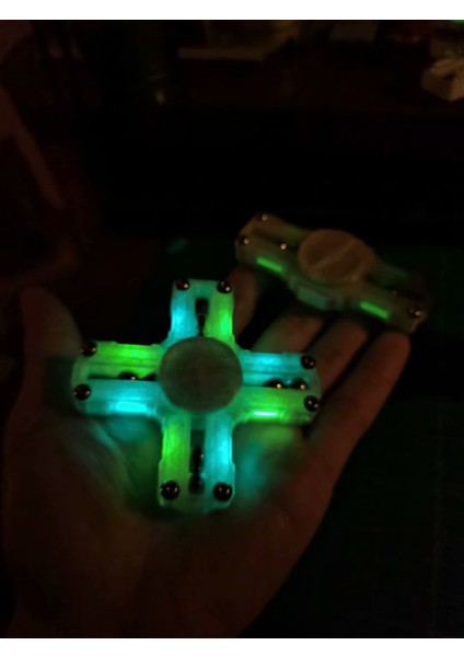 Fidget Spinner C Dört Kürek (Sadece Plastik Aparattır!!!) 3D indirimleri