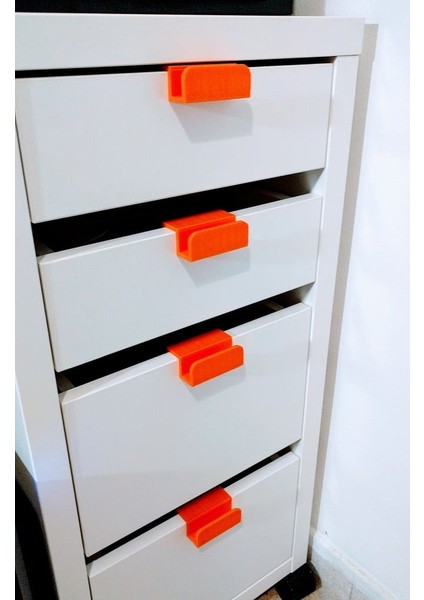 Özelleştirilebilir Çekmece Tutamak (Sadece Plastik Aparattır!!!) 3D