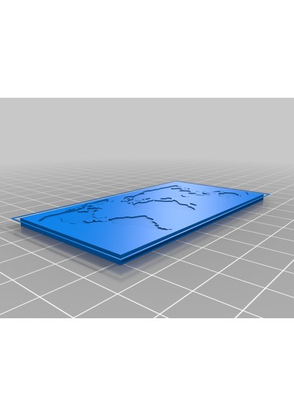 2 Renk 1 Ekstrüder Dünya Haritası (Sadece Plastik Aparattır!!!) 3D fiyatları