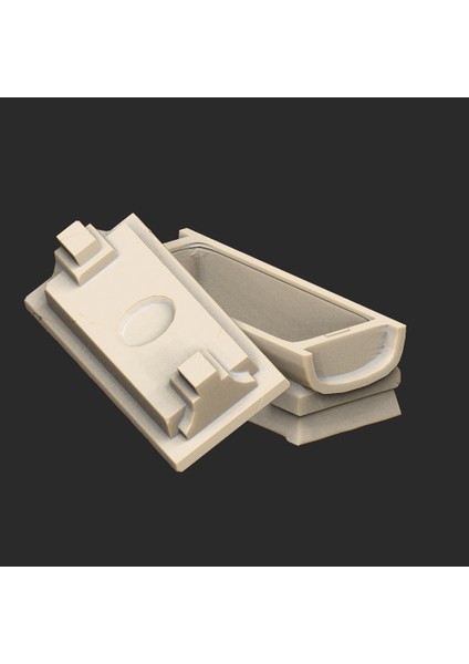 Masalı Sırpagus Fonksiyonel Kutusu 3 (Sadece Plastik Aparattır) 3D